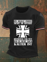 Männer deutsche Armee Soldaten kurze Ärmel T-Shirt